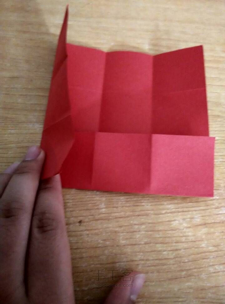 超简单的三角立体盒子 第6步