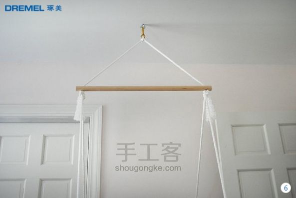【琢美智造】营造温馨家庭小角落——DIY浪漫吊床 第10步