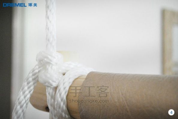 【琢美智造】营造温馨家庭小角落——DIY浪漫吊床 第7步