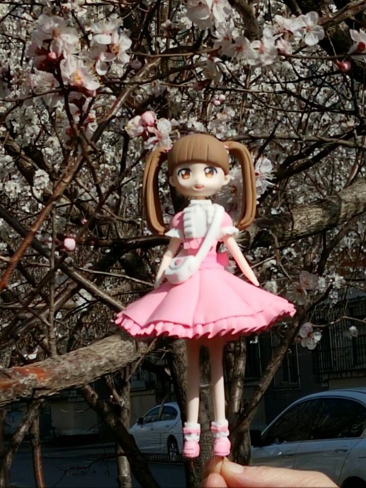 双马尾可爱女孩粘土教程 第70步
