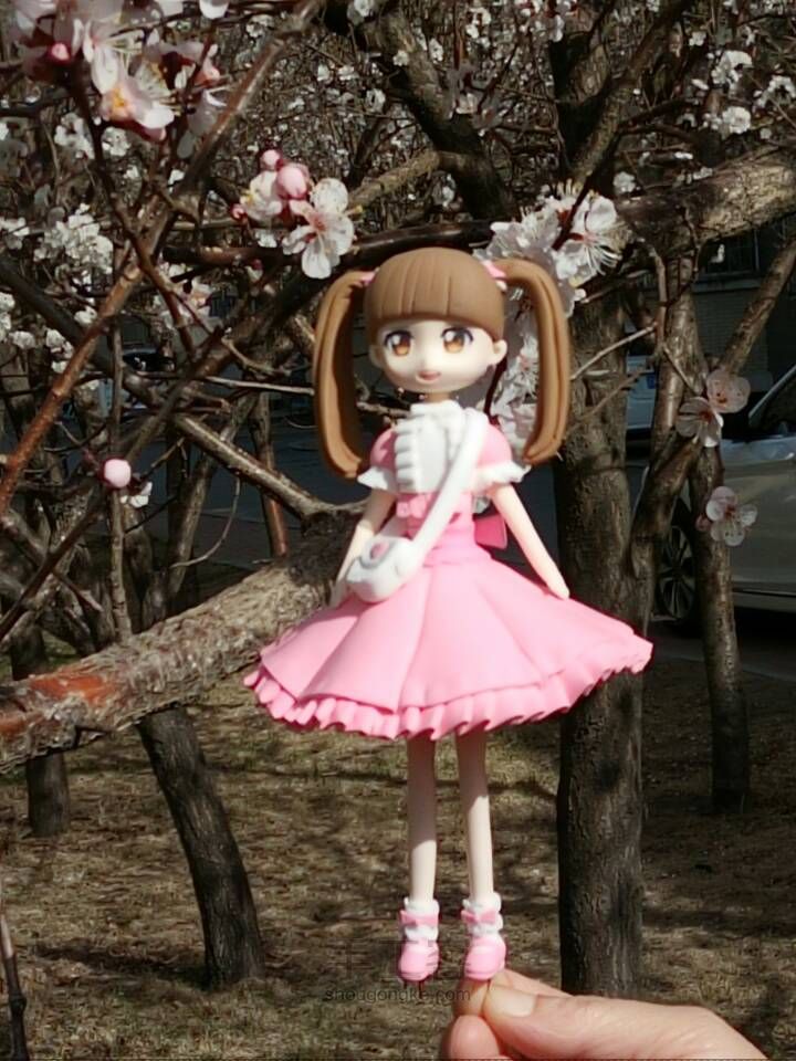 双马尾可爱女孩粘土教程 第68步