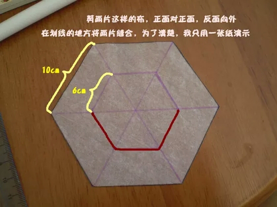 六角小包 第2步