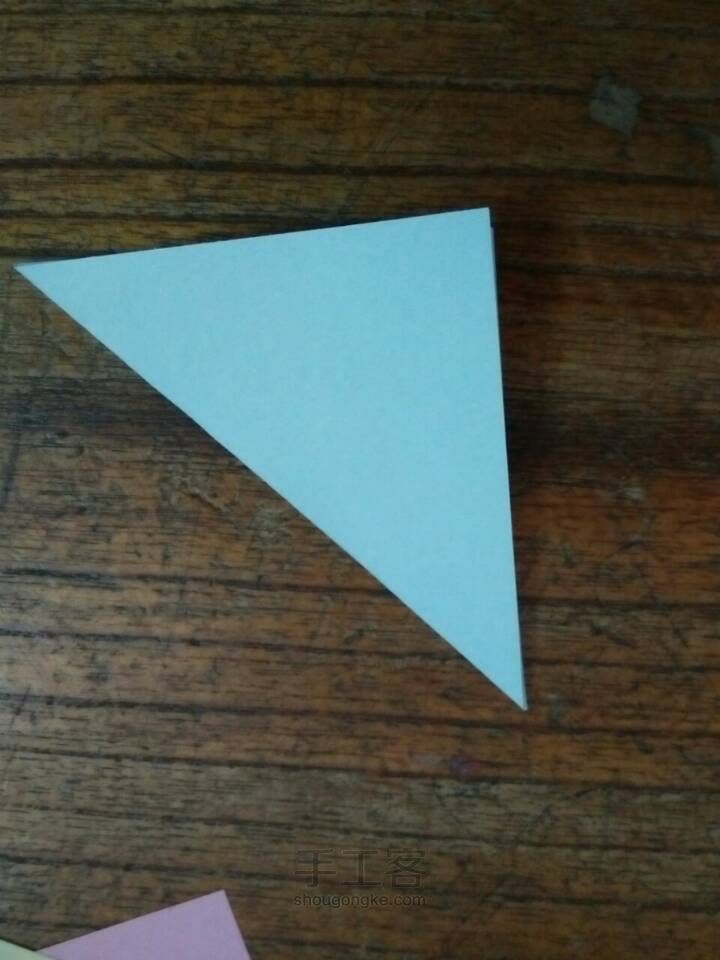 千纸鹤的折法 第2步