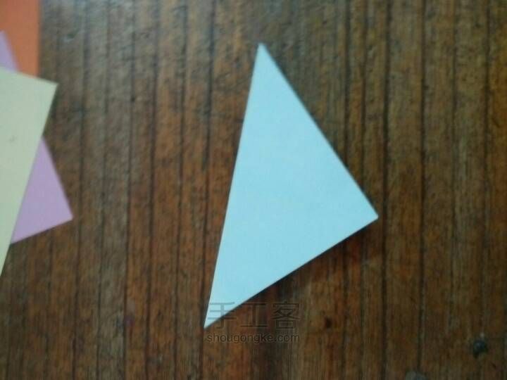 千纸鹤的折法 第4步
