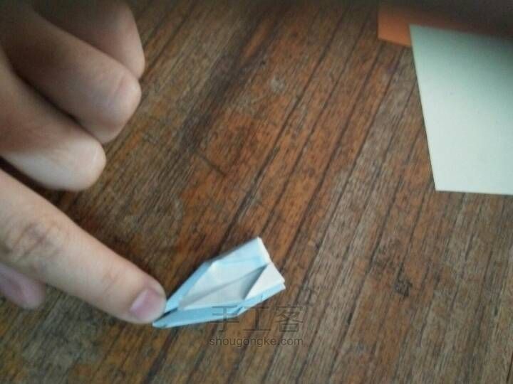 千纸鹤的折法 第25步