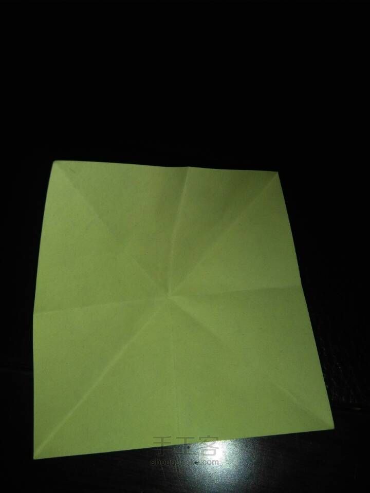 不一样的千纸鹤 第2步