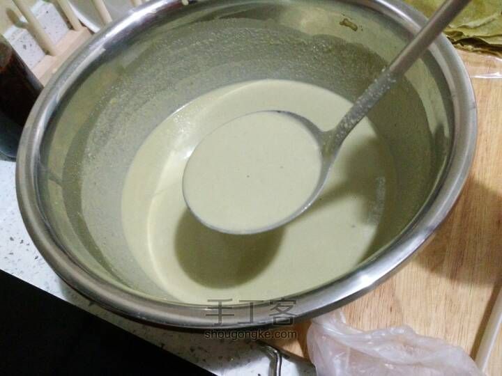 抹茶千层蛋糕（原教程来自amanda的曼食慢语，材料量稍改） 第8步