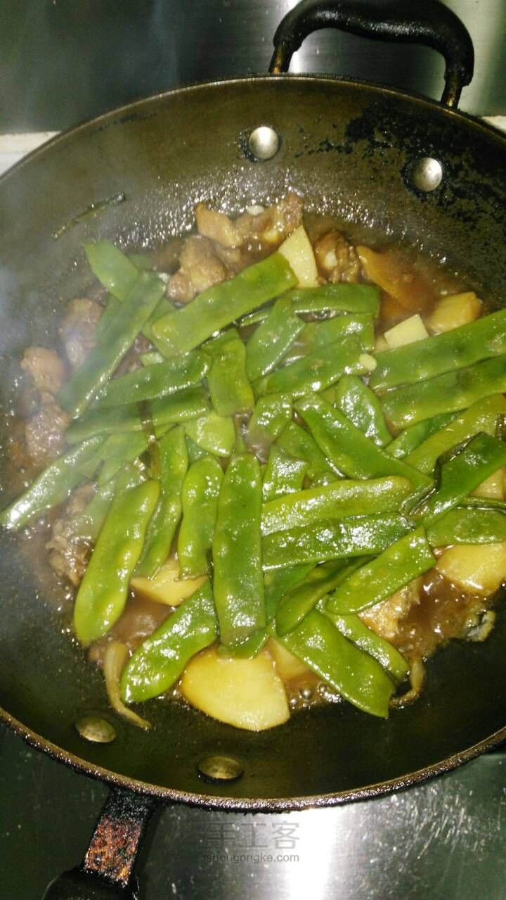 排骨土豆炖豆角 第10步