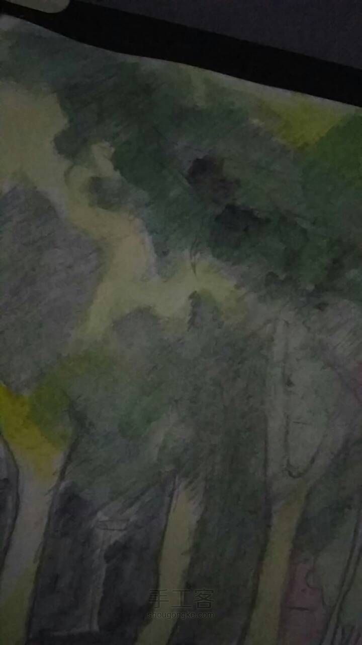 水粉风景画 第9步
