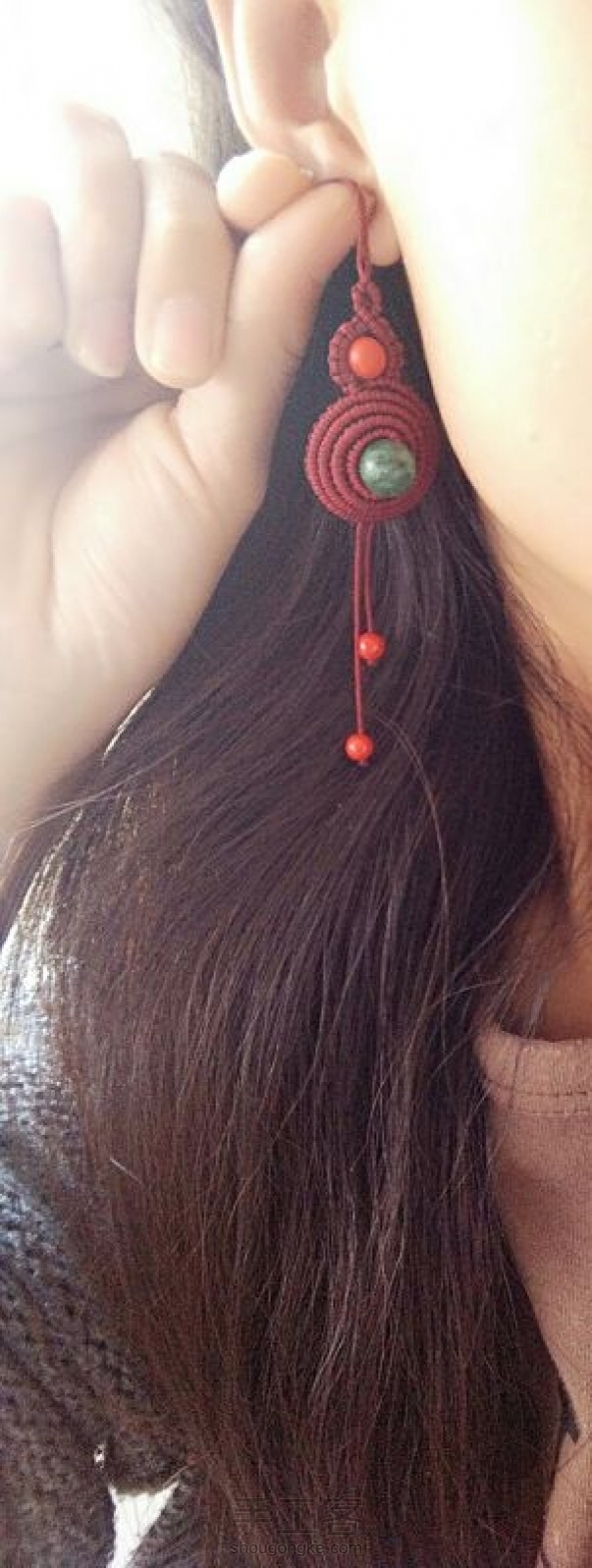 手镯变耳坠！只因失误剪掉了不该剪的线！