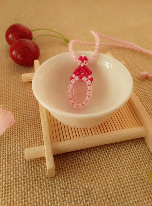 很漂亮的项链，谢谢教程。(*＾-＾*)