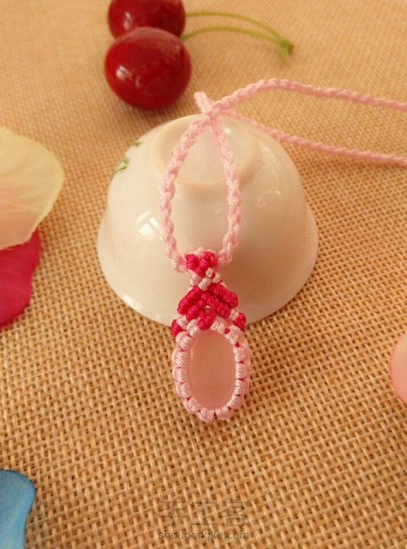 很漂亮的项链，谢谢教程。(*＾-＾*) 第1张