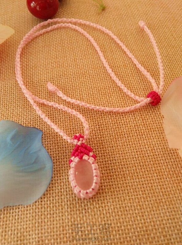 很漂亮的项链，谢谢教程。(*＾-＾*) 第2张