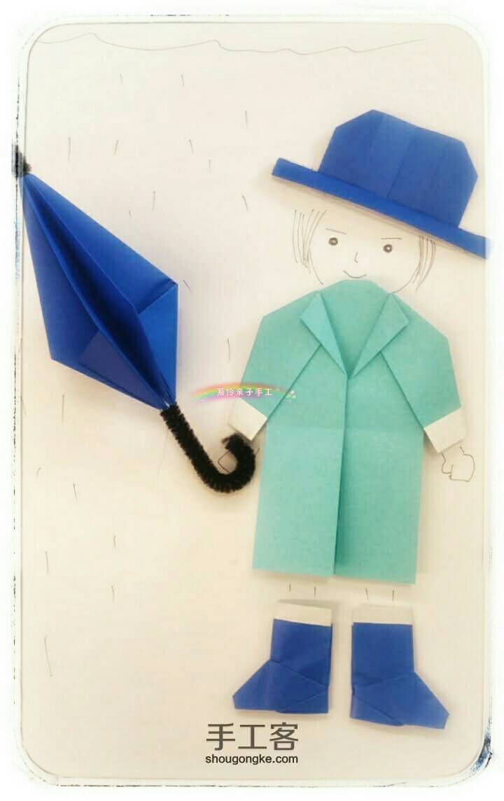雨衣雨鞋 第1步