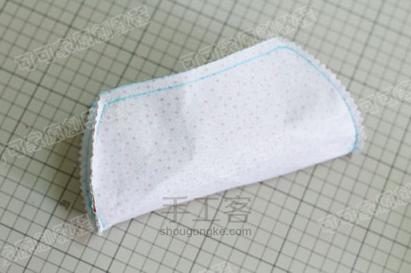 【可可家手工】15cm方形三片式口金包制作教程 第10步