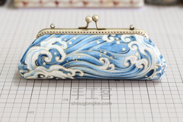 【可可家手工】15cm方形三片式口金包制作教程 第15步