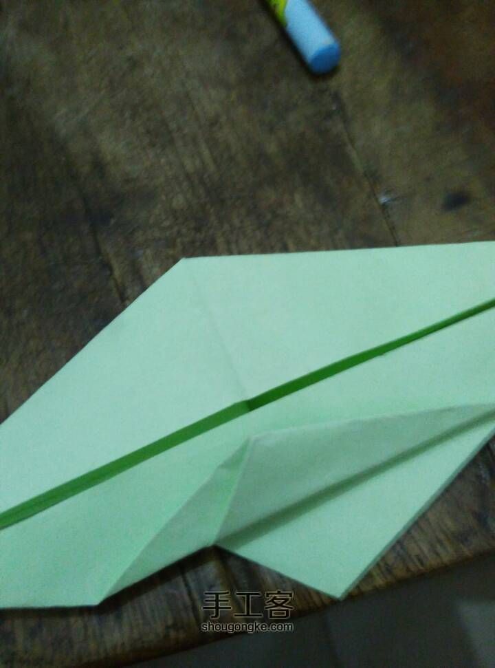 千纸鹤的折法。 第8步