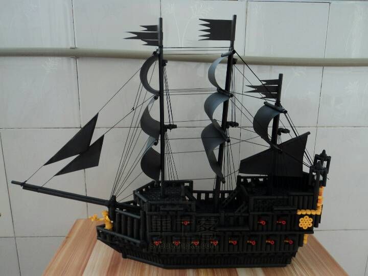 衍纸 海盗船黑珍珠号 第55步