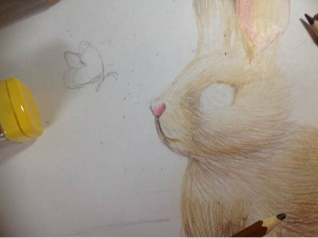 萌萌哒的手绘小兔子 第12步