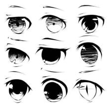 【颖】漫画眼睛大全（转） 第10步