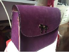 紫色挎包