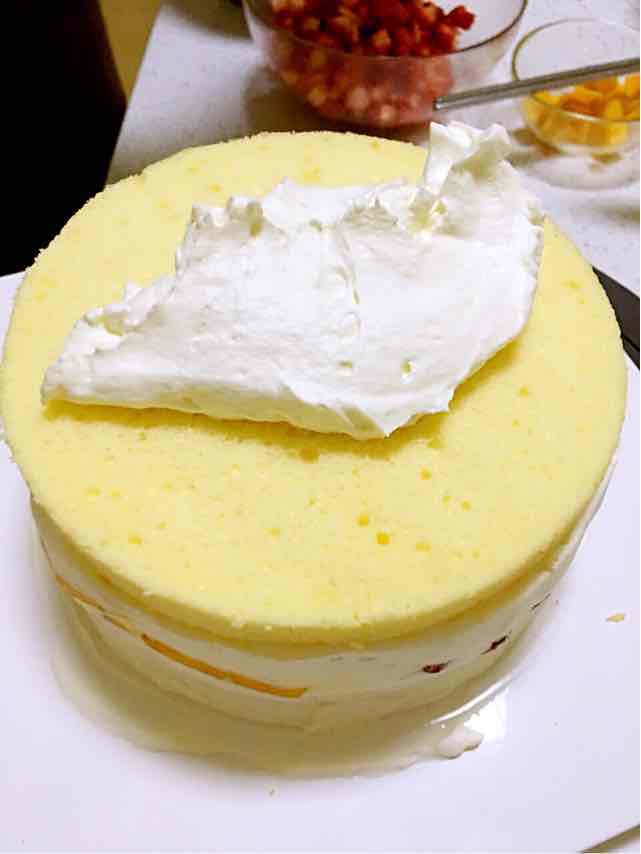 蛋糕抹面体验—山谷家美食 第8步