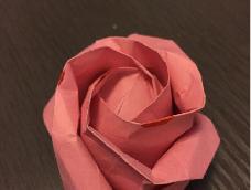 简单易懂美丽的玫瑰折法