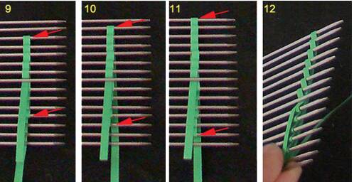 【转载】衍纸梳的使用 第24步