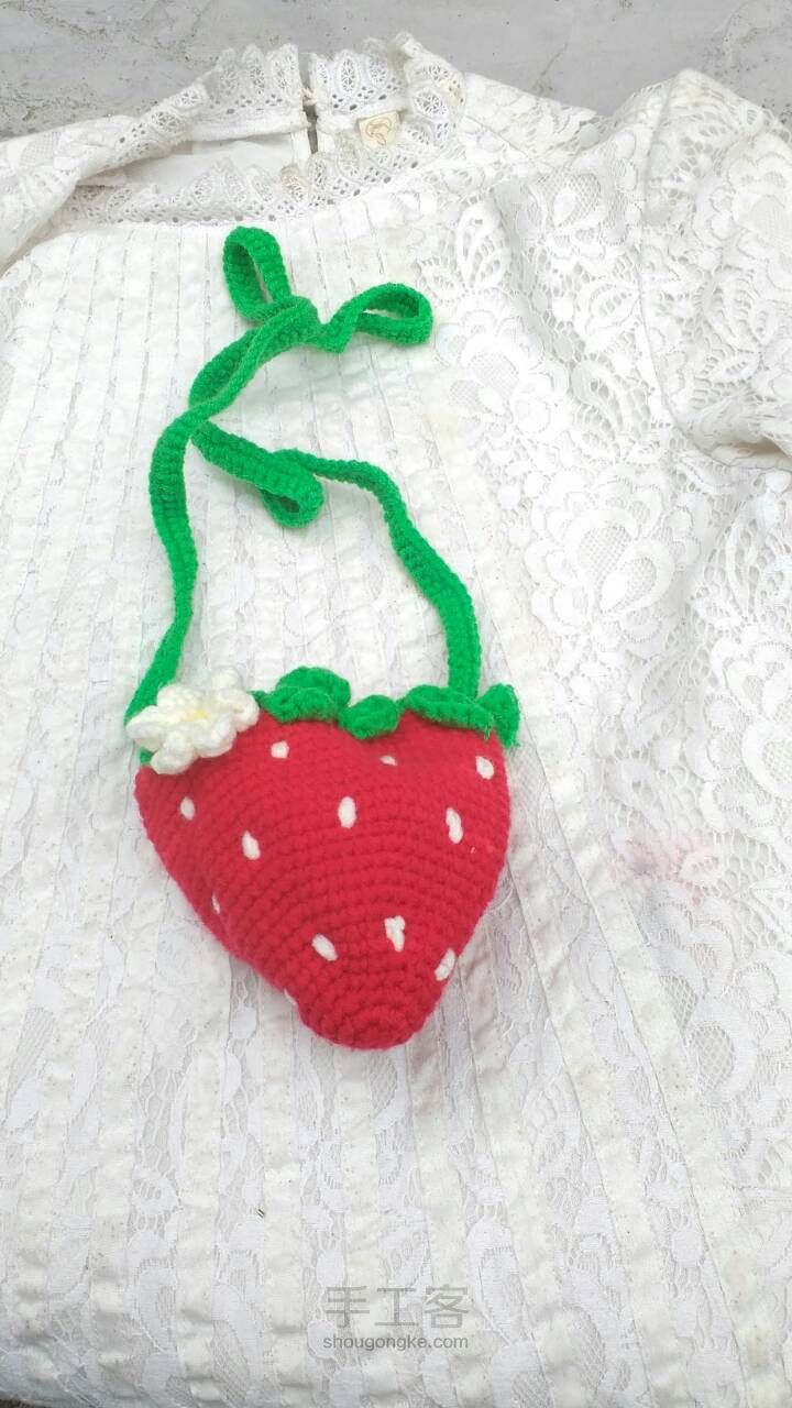 草莓包包 第7步