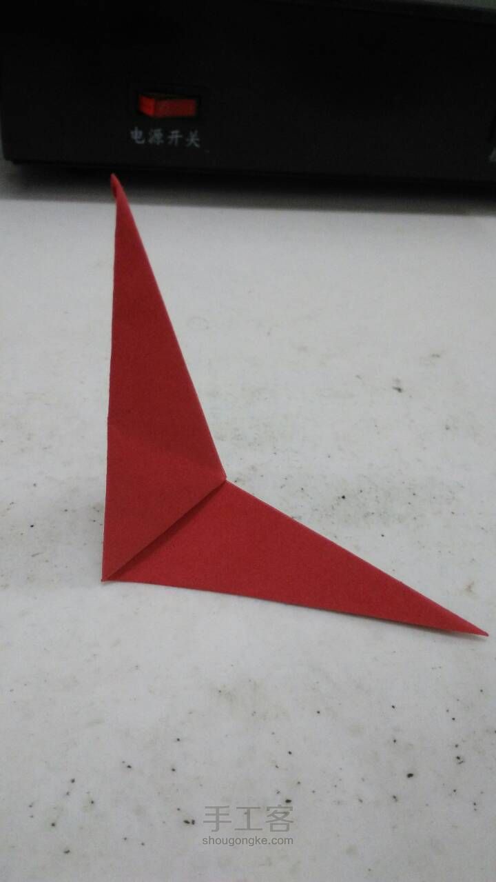 五角星折纸 第8步