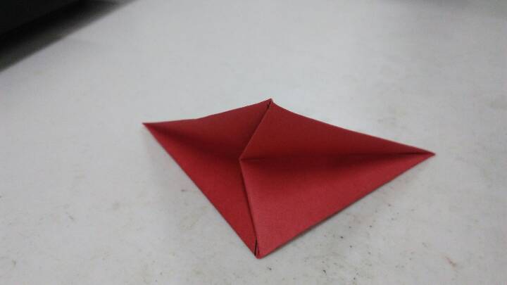 五角星折纸 第9步