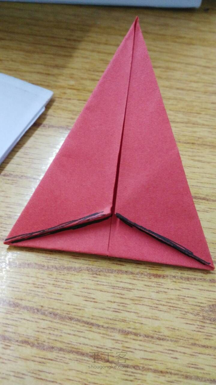 五角星折纸 第7步
