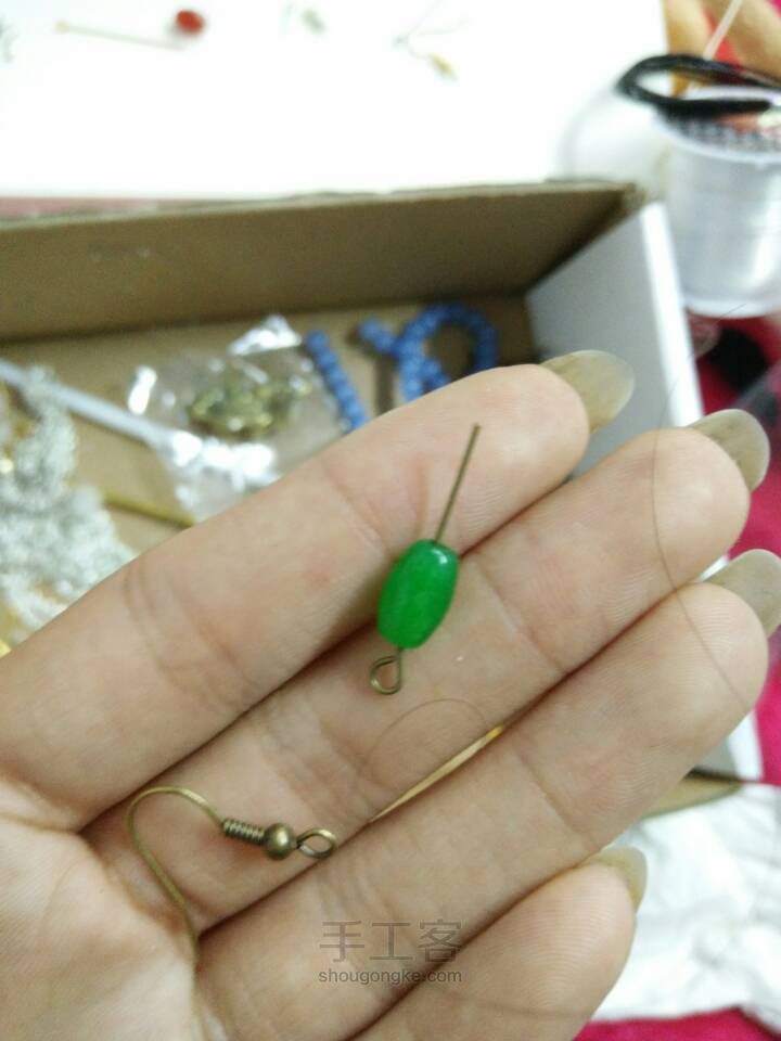 耳坠 第2步