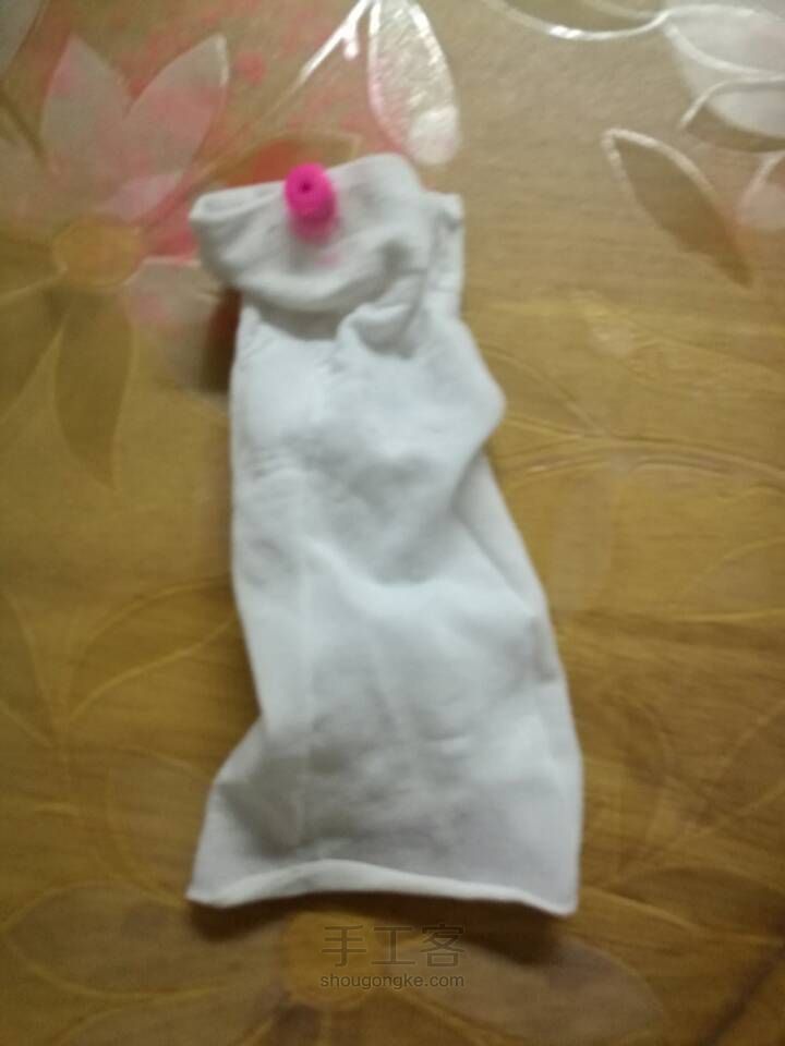 娃娃的裙子，用袜子做的 第4步