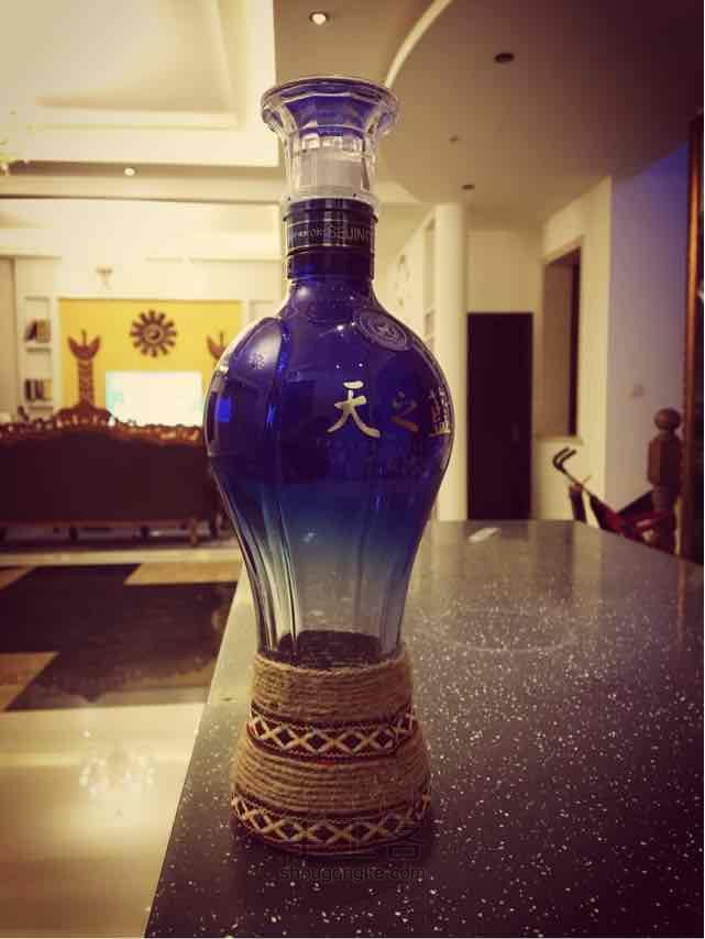 麻绳民族风酒瓶改造花瓶 第1步