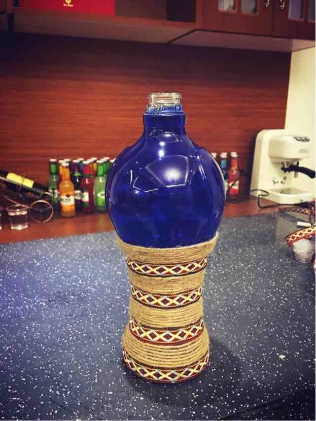 麻绳民族风酒瓶改造花瓶 第2步
