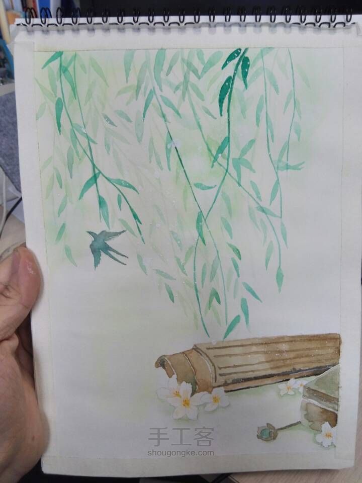 一幅小水彩 第8步
