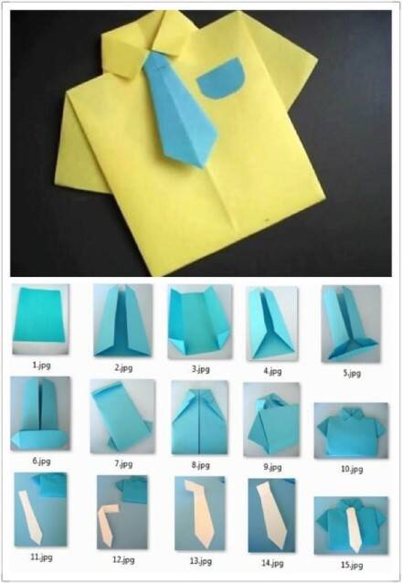 服装折纸（转） 第1步