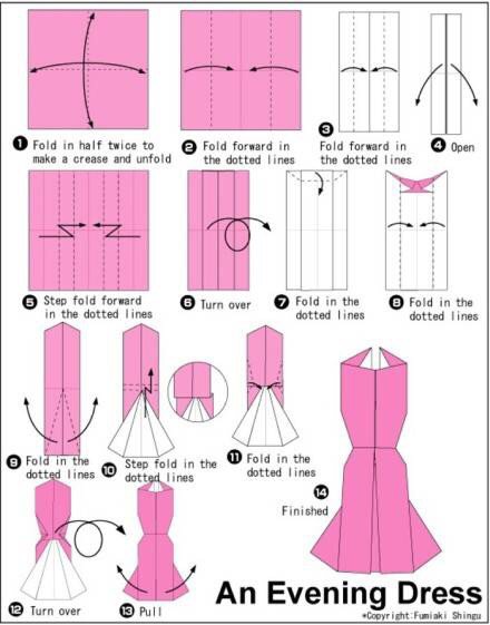 服装折纸（转） 第5步