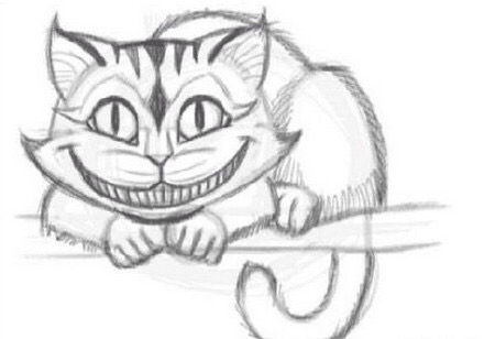 【手绘】还记得爱丽丝与梦游仙境的柴郡猫吗? 第5步