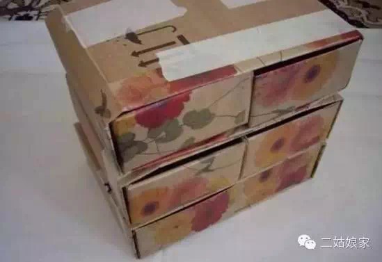 转）包裹📦盒改造抽屉 第4步