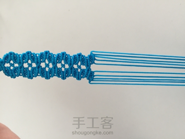 很漂亮的一款手链，我编了好几个颜色 第2张