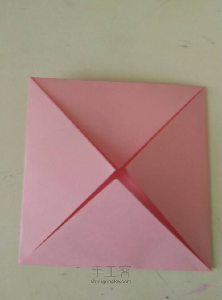 折纸玫瑰 第4步