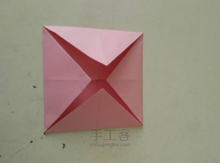 折纸玫瑰 第6步