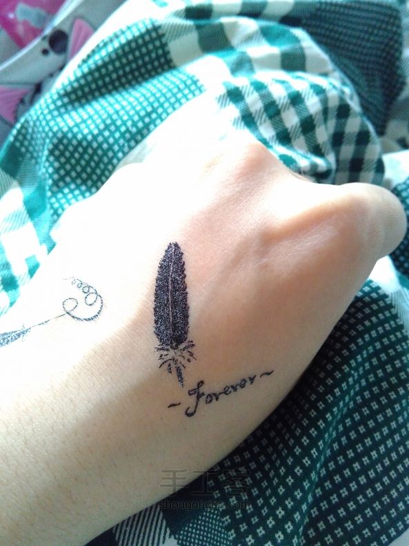 夏日手绘纹身【羽毛】 第10步