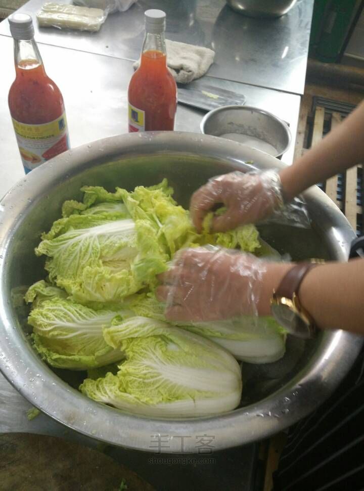 朝鲜泡菜[辣白菜] 第1步