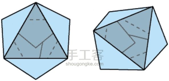 三角盒子 转 第6步