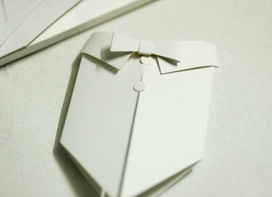 燕尾服手工折纸教程 第6步