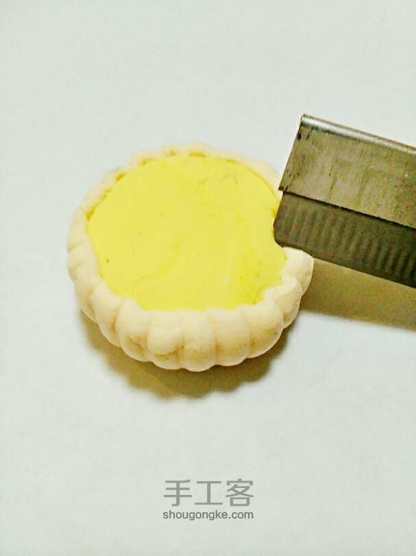 【粘土食玩】柠檬派😄 第7步