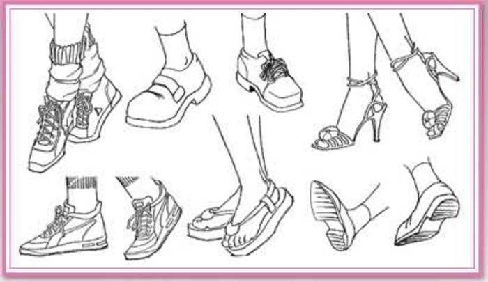 （转）鞋子画法。 第3步